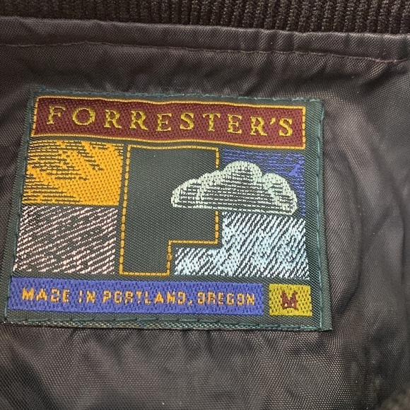 Men’s Plaid Forrester’s Outerwear Plaid Windbreaker/Rain Jacket Size Medium - Picture 7 of 9